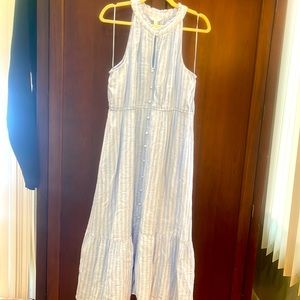 Summer dress blue/white size L